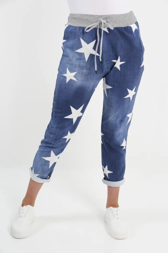 Spring And Summer New European And American Printing Casual Magic Jogger Pants Picture 5 - Shop at LoveMi