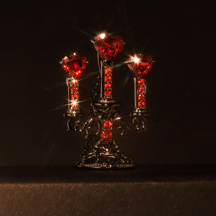 European And American Retro Hollow Candlestick Clavicle Chain Gothic