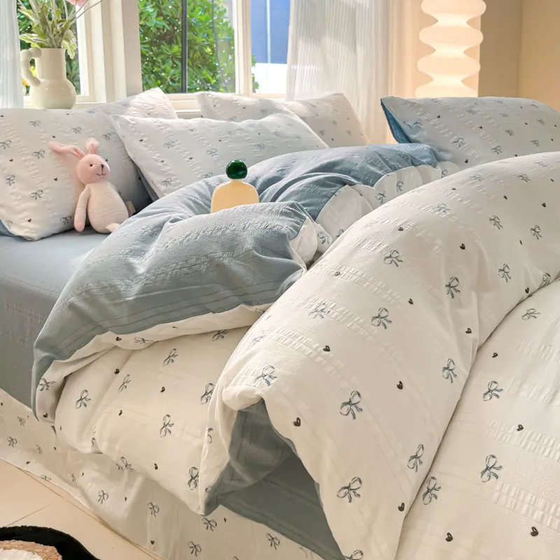 Class A Cloud Yarn Cotton Four-piece Set