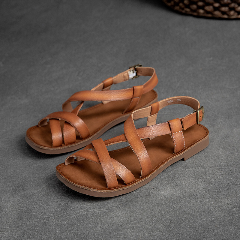 Womens Flat Comfortable Open-toe Breathable Sandals