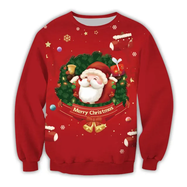 3D Digital Printing Christmas Hoodie Yq0333 - Shop at LoveMi