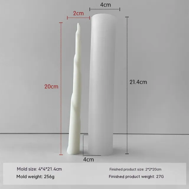 Thread Long Brush Holder Aromatherapy Candle Silicone Mold J0869 - Shop at LoveMi