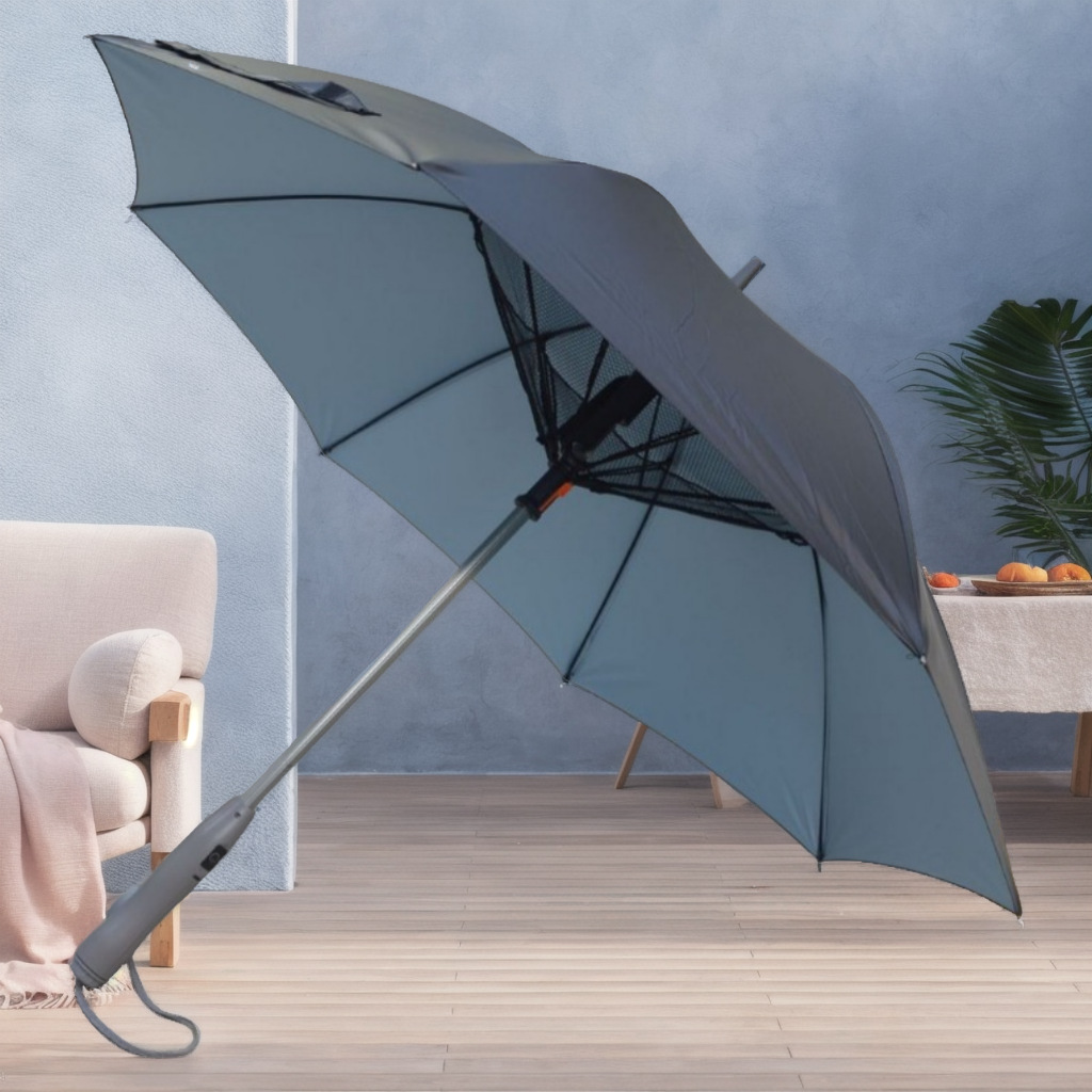 Straight-rod Spray Fan Rechargeable Umbrella Style
