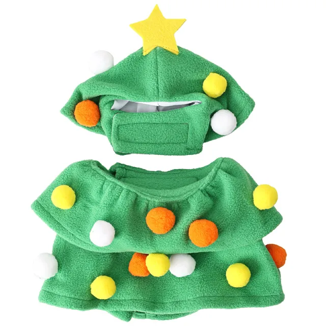 Christmas Pet Costume Funny Christmas Tree Clothes Dogs And Cats Green - Shop at LoveMi