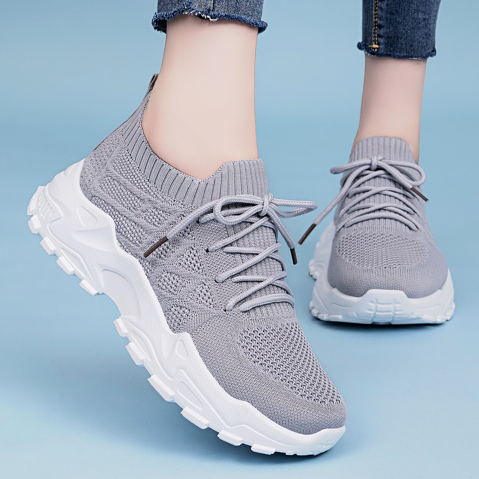 Casual Padded Sole Height Increasing Dad Shoes