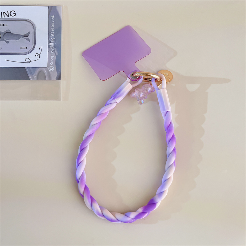 Luminous Bear Phone Lanyard – Short Wrist Strap with Clip, Anti-Lost Pendant for - 第 24/27 張圖片