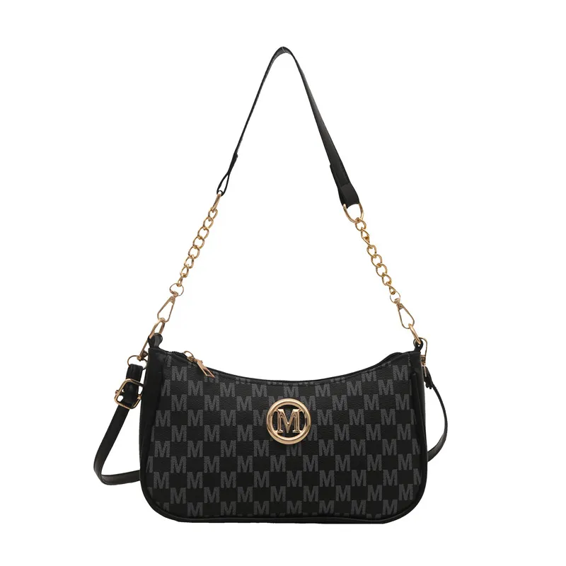 Women's Pouches Underarm Bag New Popular Trendy One-shoulder - Black