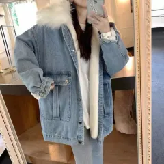 Denim Coat Women's Autumn And Winter Loose - View 1