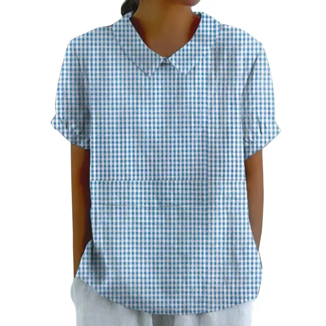 Women's Creative Retro Floral Cute Short sleeved T shirt 5 Models D758 - Shop at LoveMi