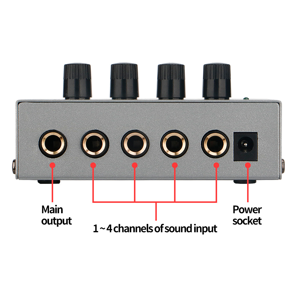 Amplificador auricular monitoreo circuito amplificador
