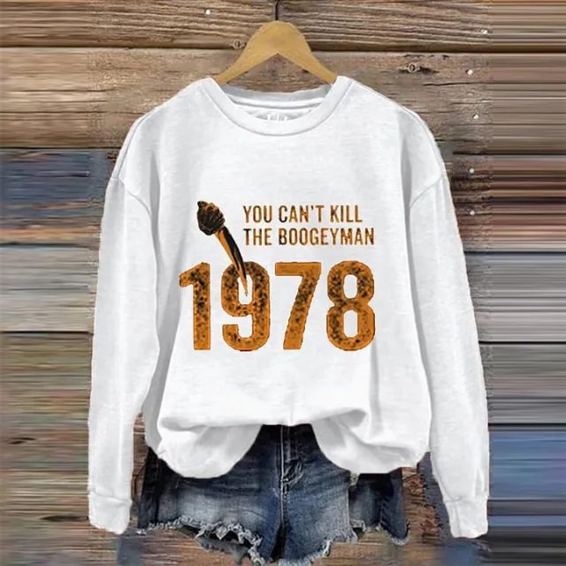 Personalized Women's Sweater Pumpkin Bow Printed Round Neck Rnst2482905 Xs - Shop at LoveMi