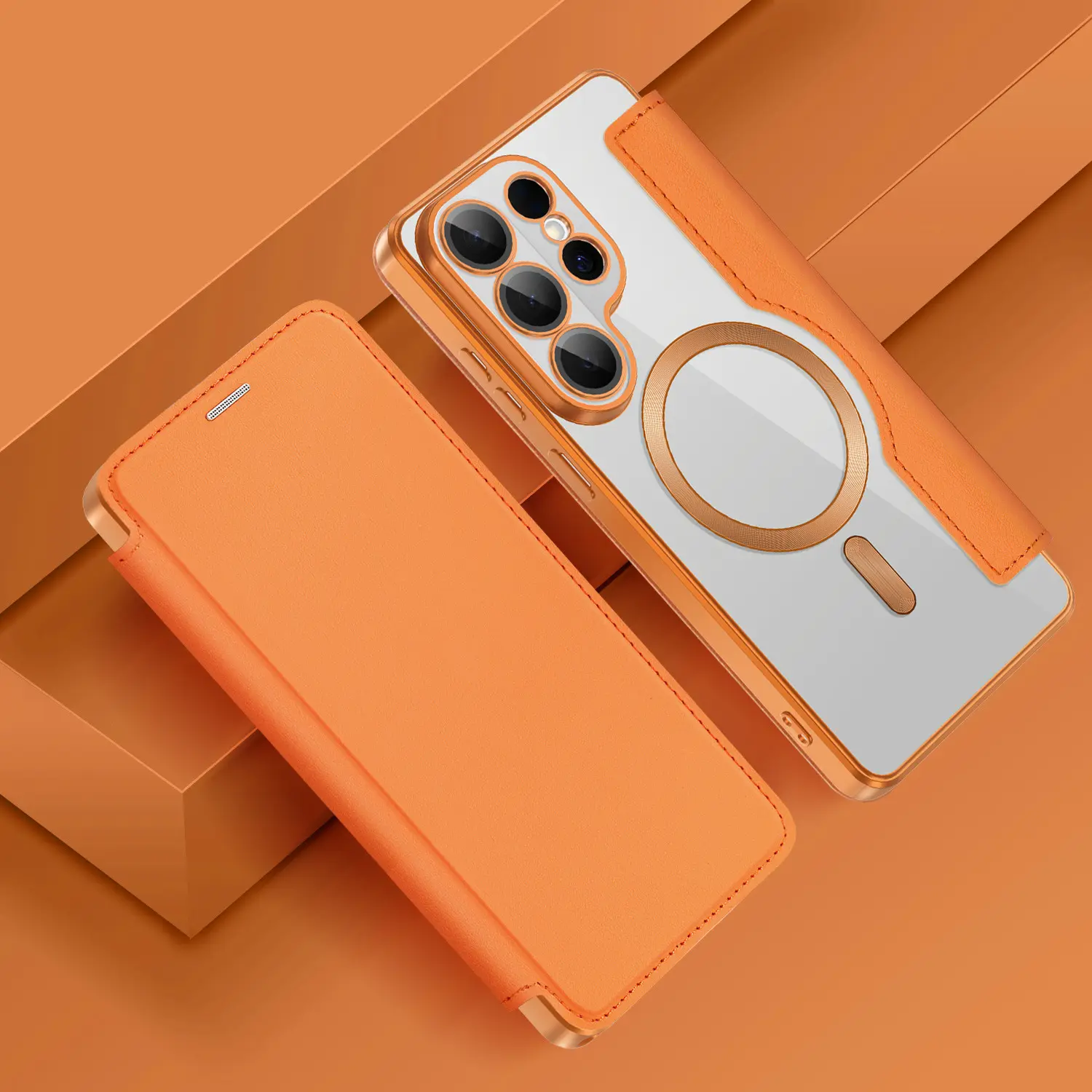 Magnetic Flip Leather Case Drop Proof Protective