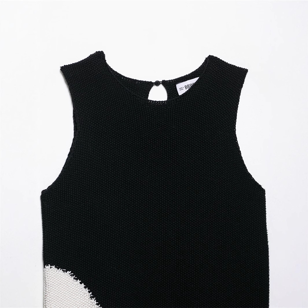 Fashion Simple Slim Knit Short Dress