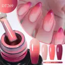Shimmering Thermal Gel Fashion Nail Polish PU Protective Film For Nail Art view 18