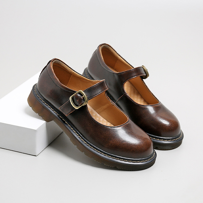 Spring And Autumn College Style Mary Jane Japanese Thin Shoes