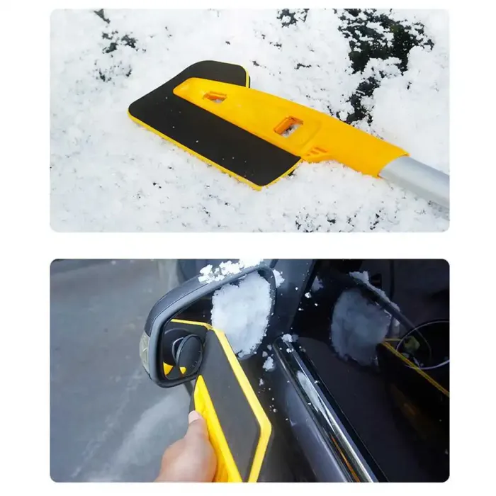 Car Snow Shovel and Ice Scraper, Lightweight EVA Snow Removal Tool with Long Handle - detail photo 6