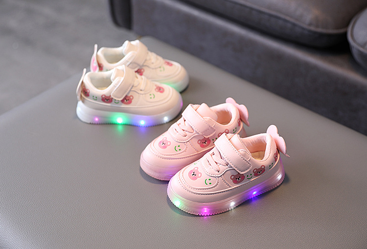 Title 2, Baby soft-soled white shoes for children, comfo...