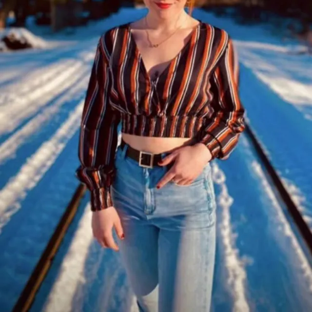 Women's Striped All matching Top Color 2Xl - Shop at LoveMi