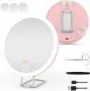 Pink Stand Tweezers Scissors