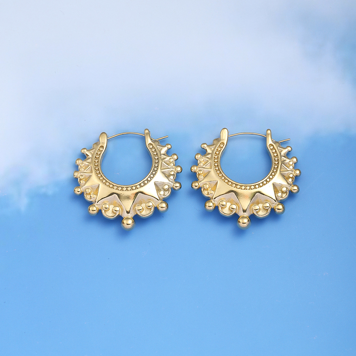 Women's Victoria Style Vintage Stainless Steel Earrings