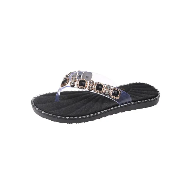 Fashionable All match Home Beach Sandals For Women Black - Shop at LoveMi