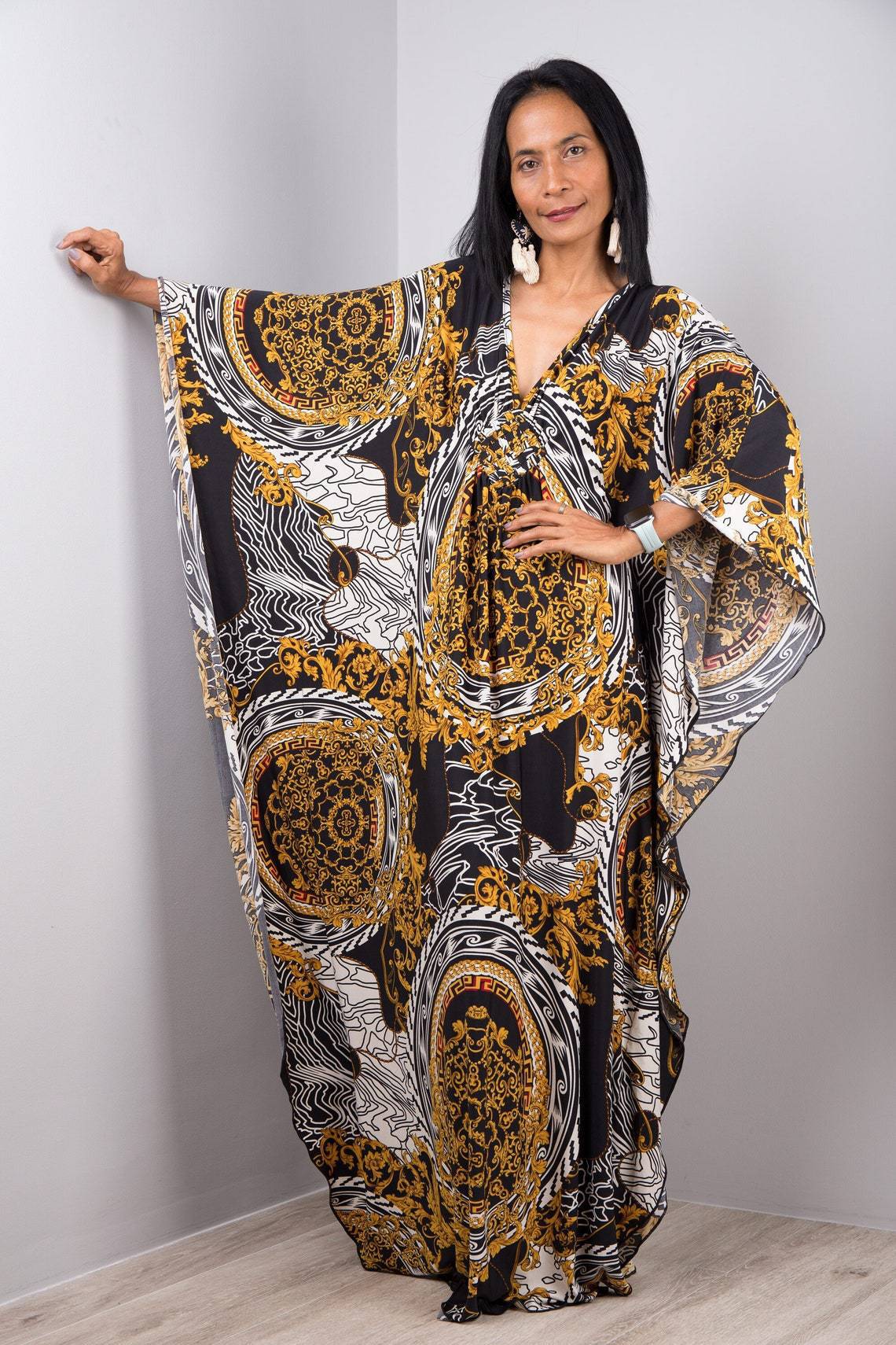 Beach Cover-up Robe Long Dress - Image 18