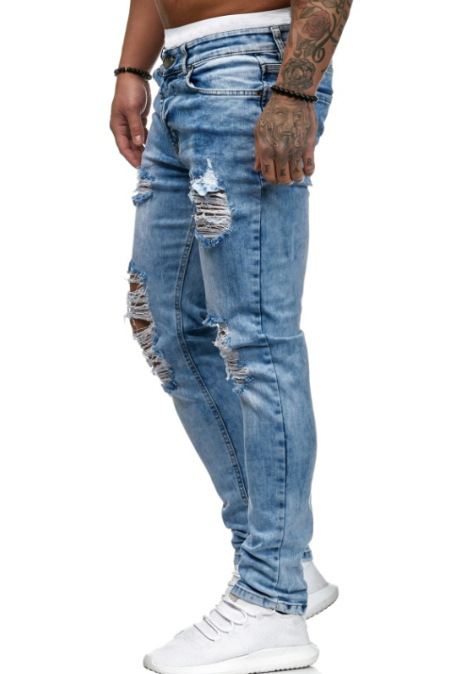 Title 5, Jeans strappati e stretch, a gamba dritta, per ...