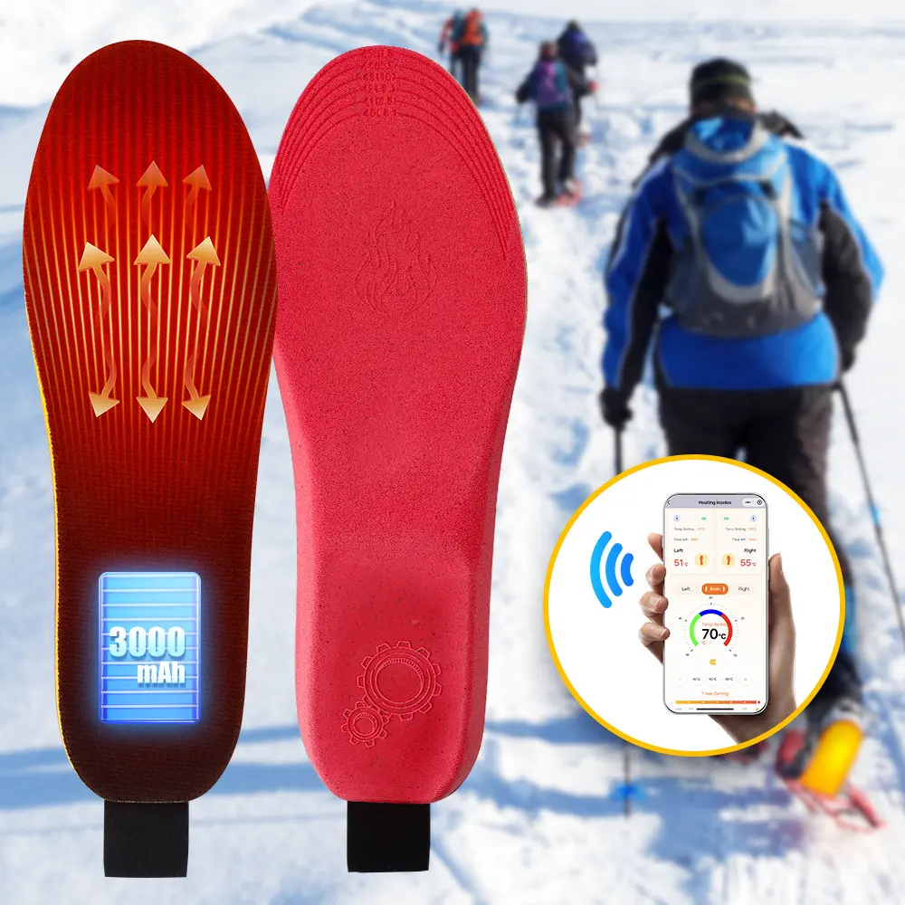 Wireless Heated Insoles with APP Control