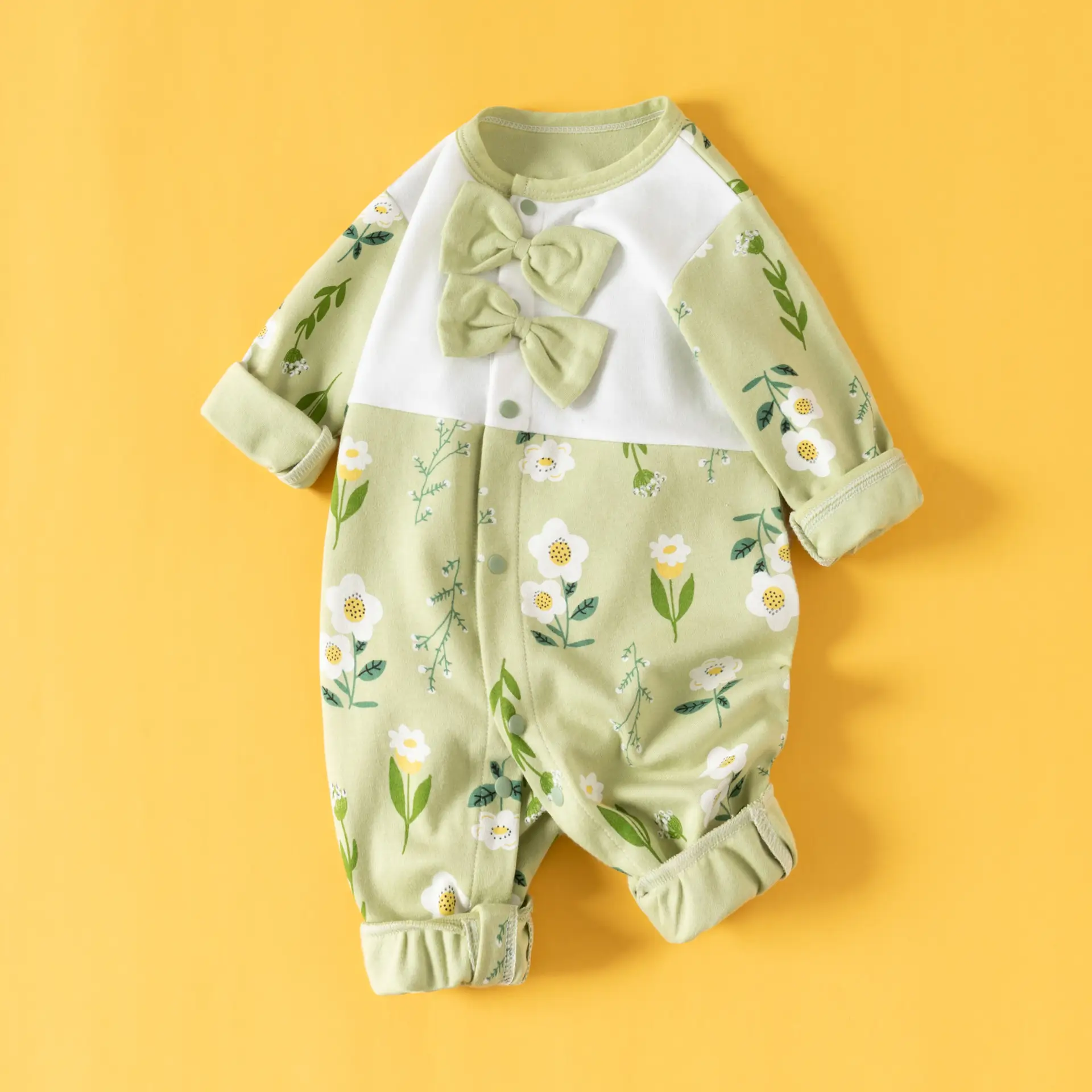 Romper Cotton Long Sleeve Toddler Rompers Jumpsuit