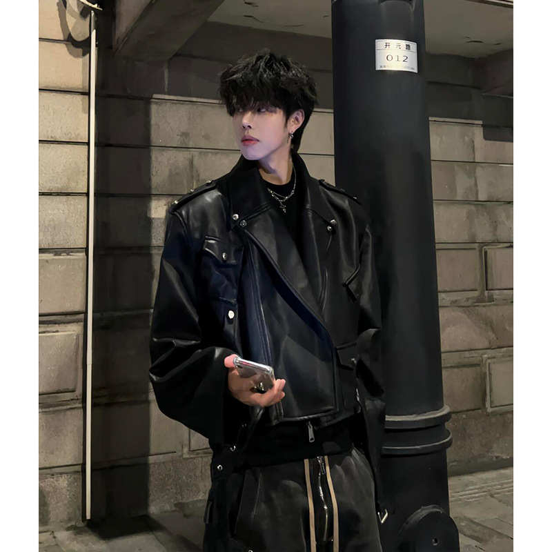 Faux Leather Jacket, picture 5 of 6