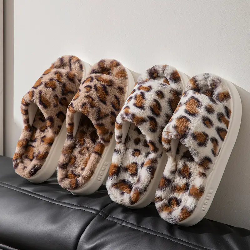 Warm And Silent Feeling Of Walking On Shit Cotton Slippers