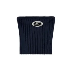 EK Series American Retro Short Special-interest Design Knitted Tube Top - Denim Blue - View 1