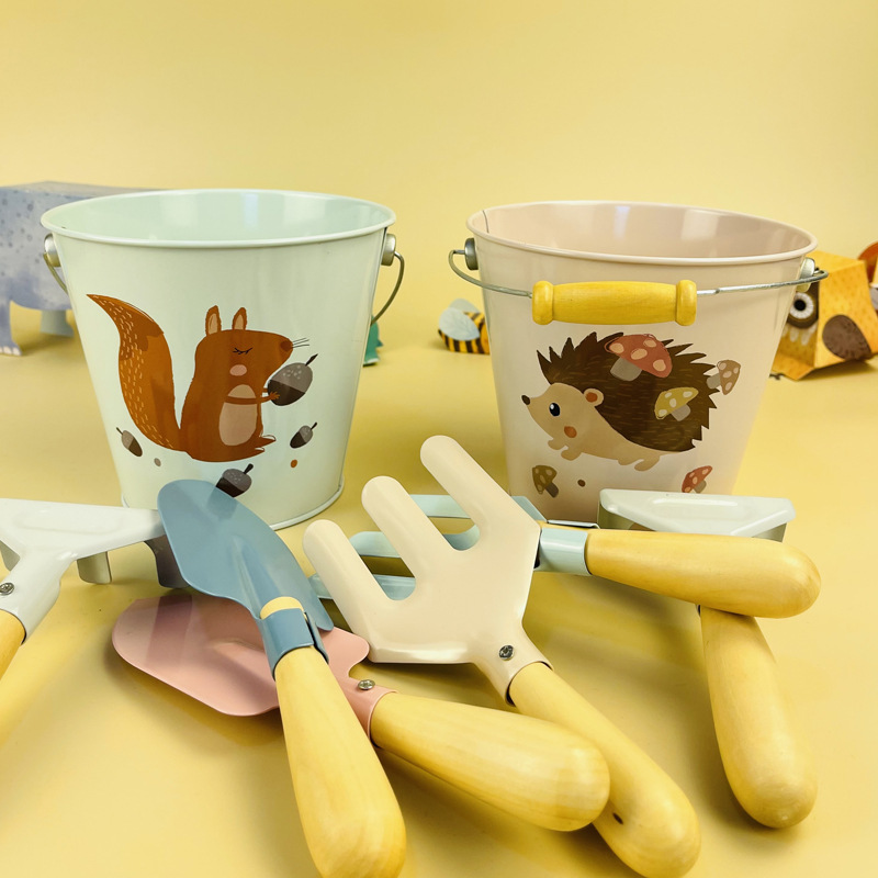 Children's Gardening Tools Beach 4-piece Bucket Set Spatula Set Assembled Toys