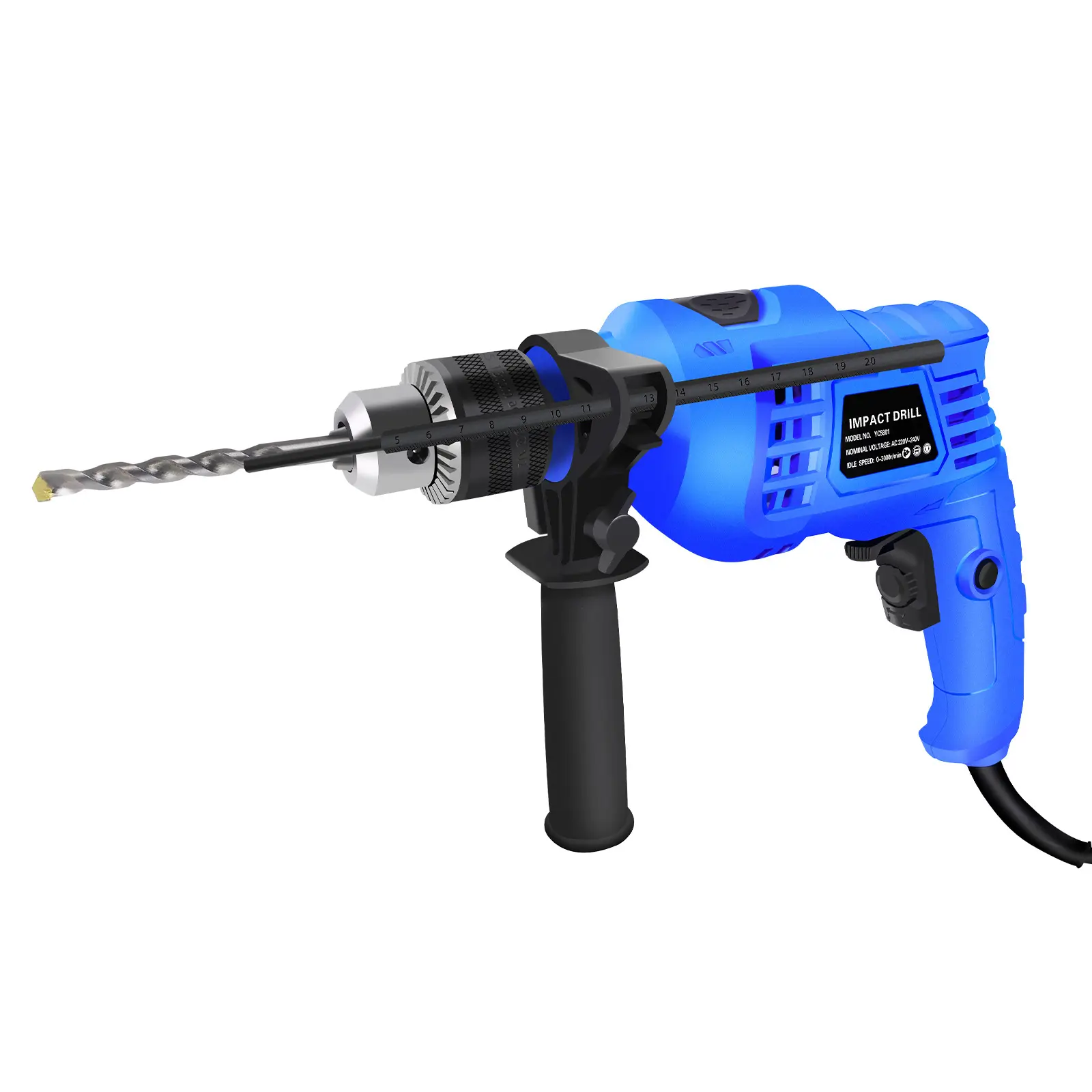 Variable-speed, Brushed, Industrial-grade Impact Drill