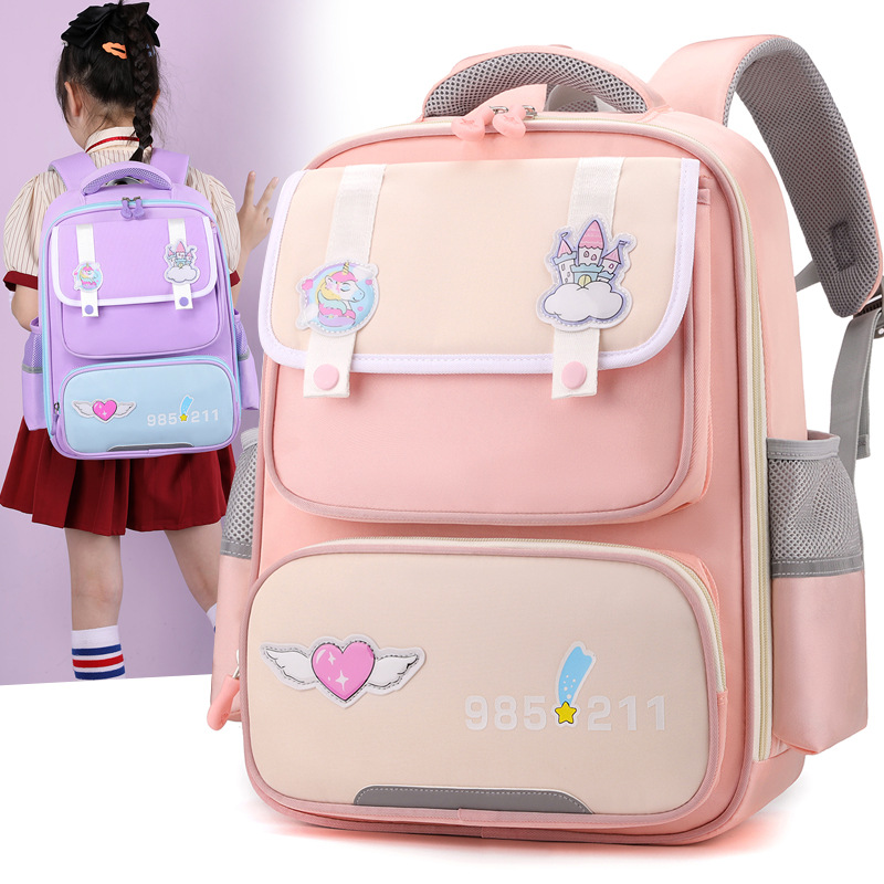 Children's Schoolbag British Style Lightweight And Wear-resistant