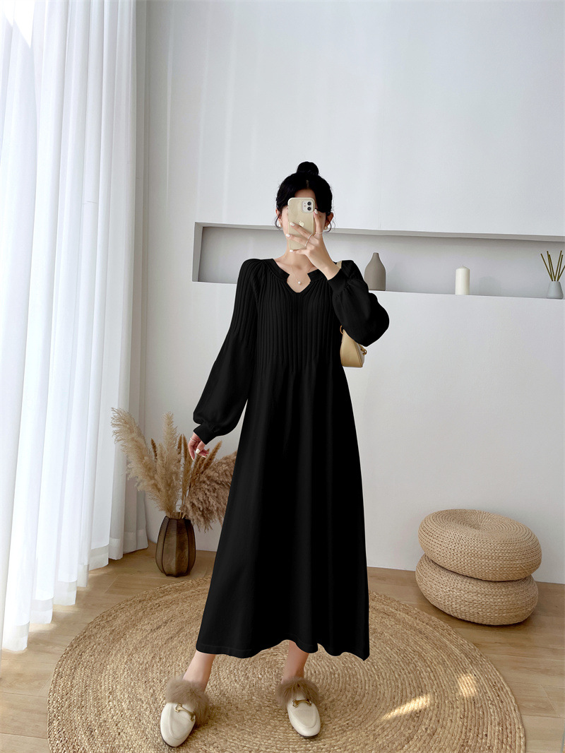 Title 6, Long Sweater Dress Over The Knee Women Wear Loo...