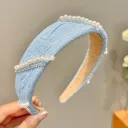 Blue Pearl Headband