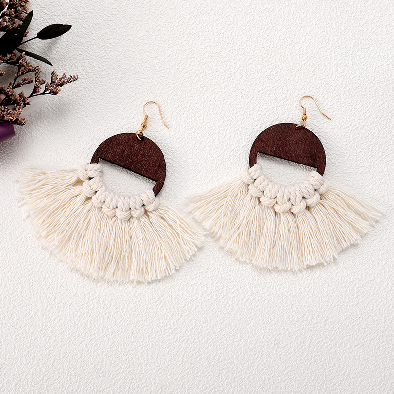 Macrame Tassel Earrings