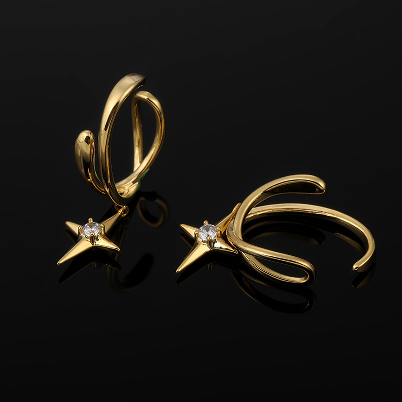 Star Non-Pierced Ear Cuffs