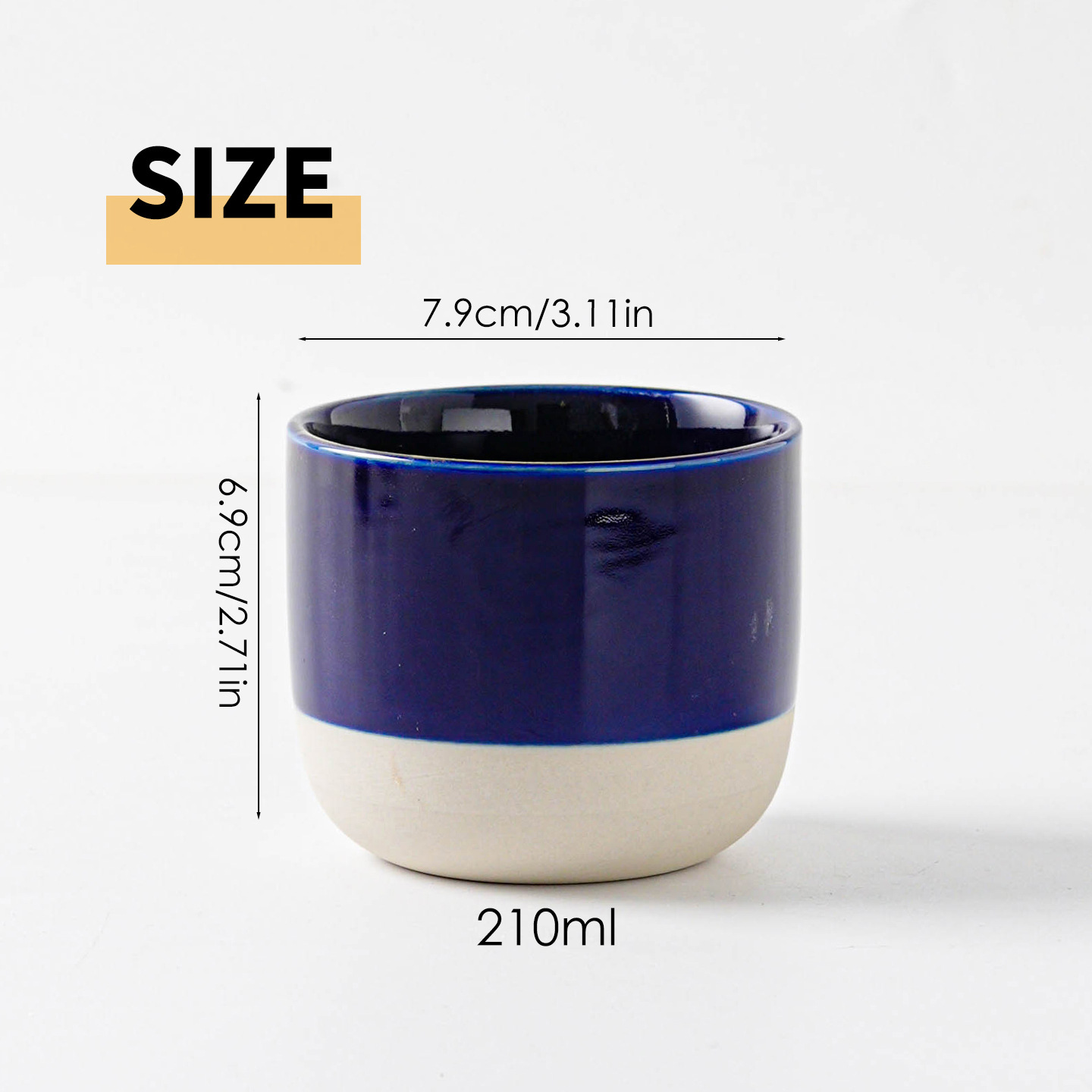 Retro Ceramic Espresso Cup - Vintage Style Coffee Mug For Home Kitchen Use 6