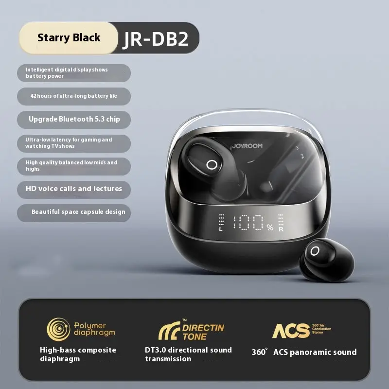 Wireless In-ear Noise-reduction Bluetooth-compatible Headset