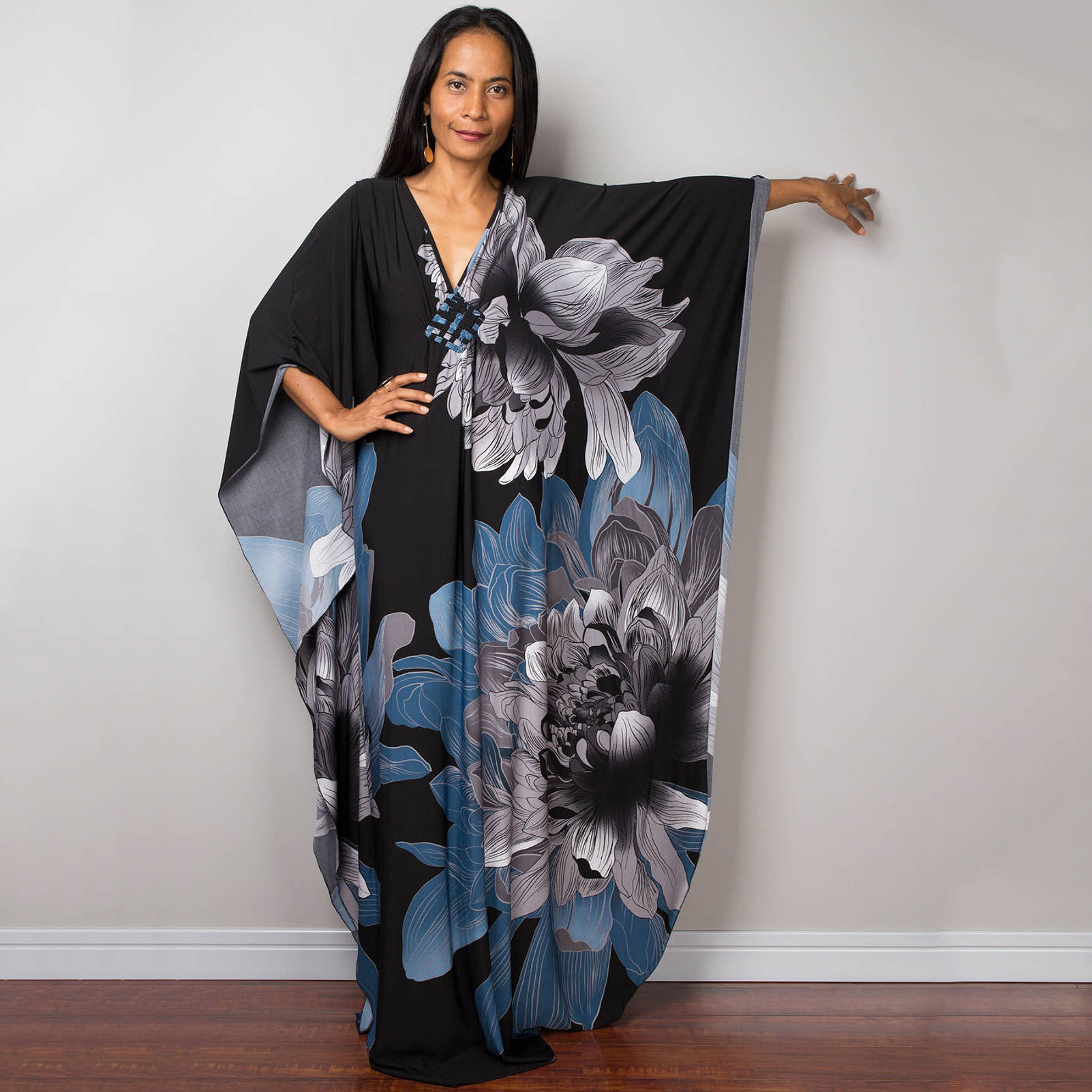 Beach Cover-up Robe Long Dress - Image 5