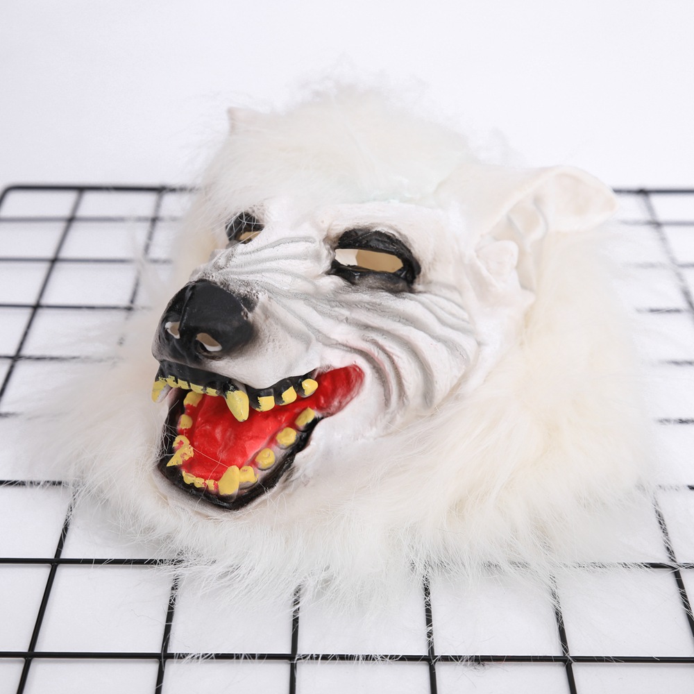 Title 16, Volledige wolfskop capuchonmasker voor cosplay ...