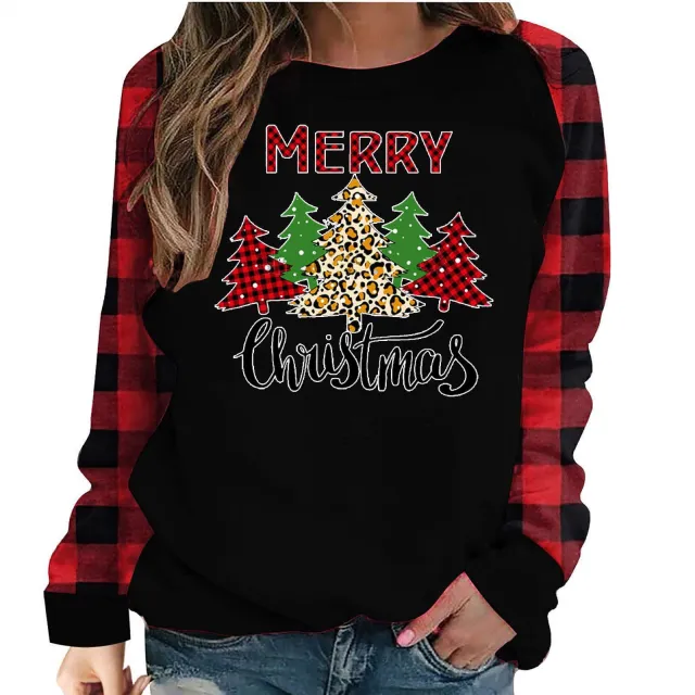 Christmas 3D Printed Fashion Loose Top Pullover Sweater Style 9 L - Shop at LoveMi
