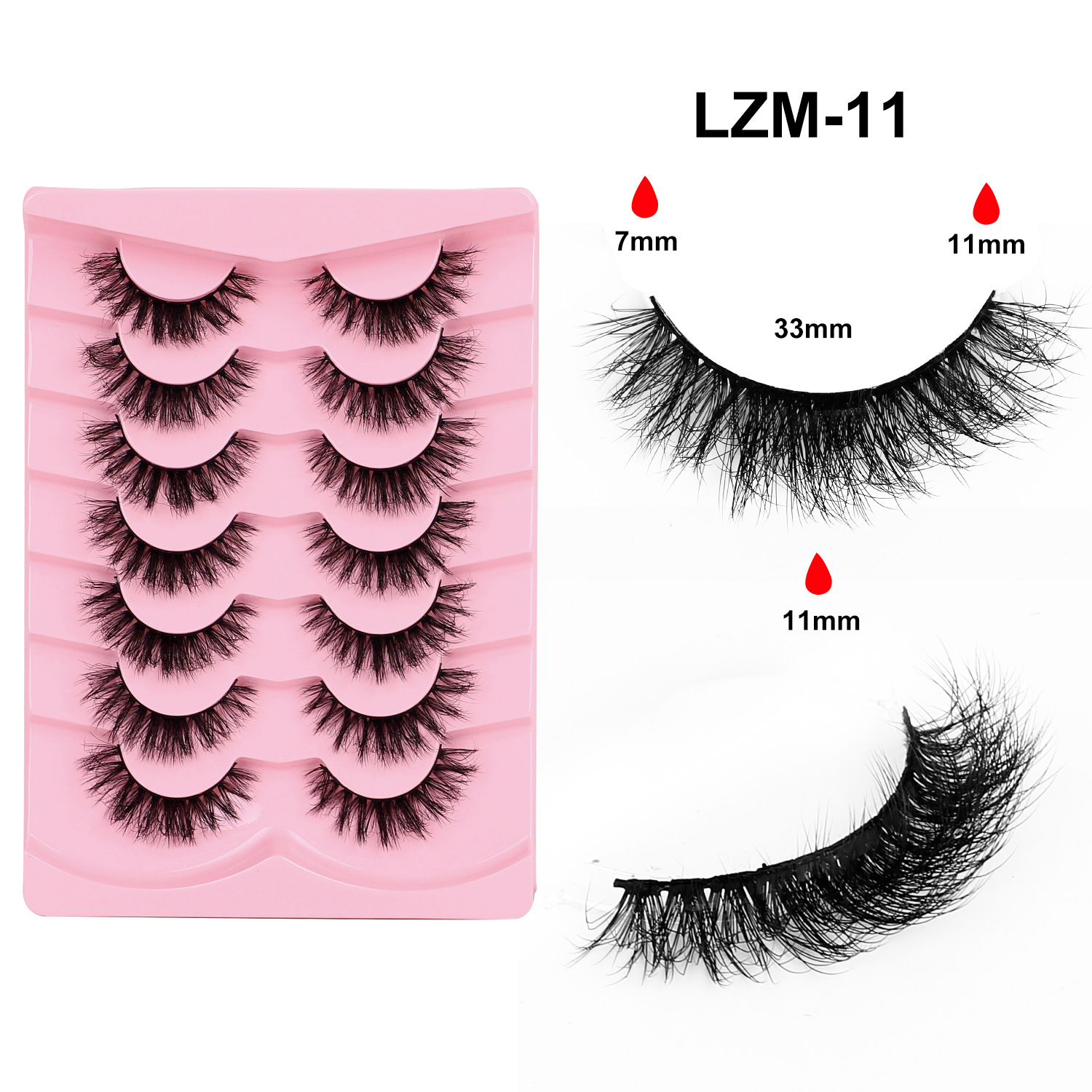 3D False Eyelashes For A Thick, Voluminous, And Dramatic Little Devil Eye Look