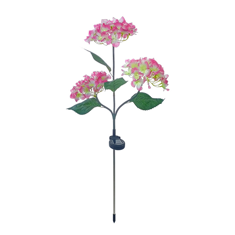 3 Head Hydrangea Pink