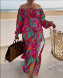 Red Printed