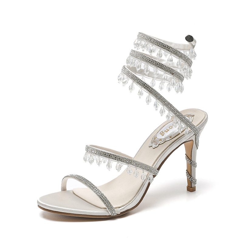 New Womens High-heeled Stiletto Sandals