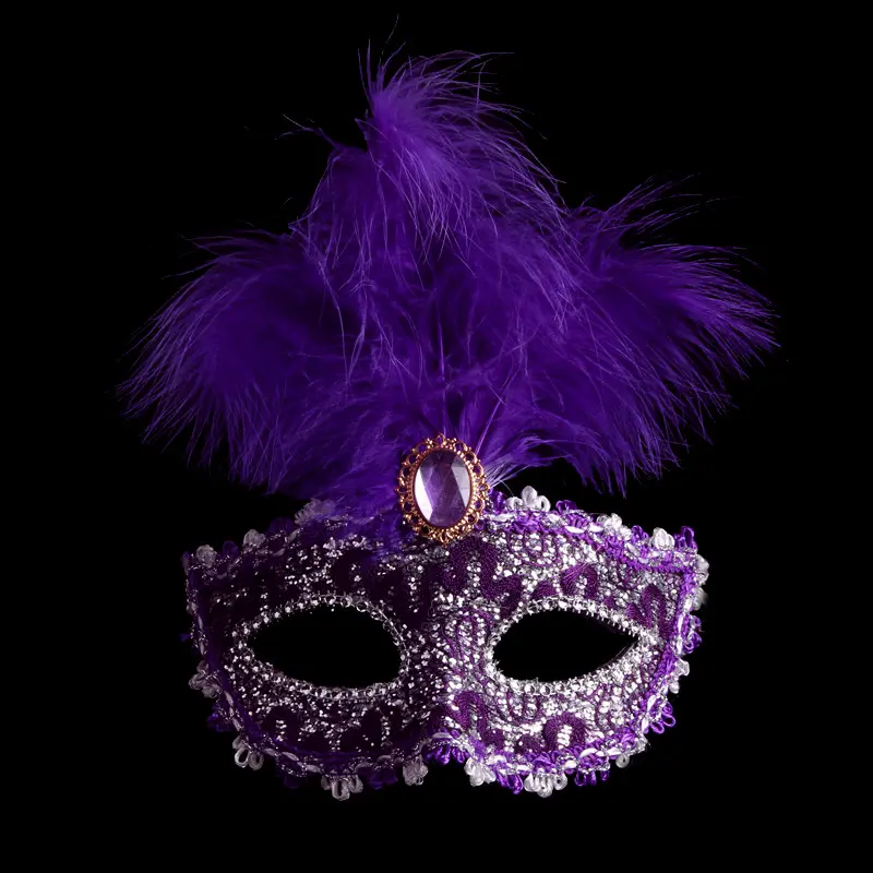 Leather Feather Mask Ball Party