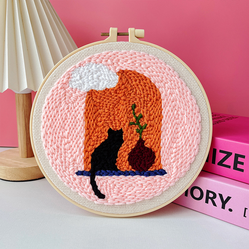 Punch Needle Landscape Embroidery Kit - Image 5